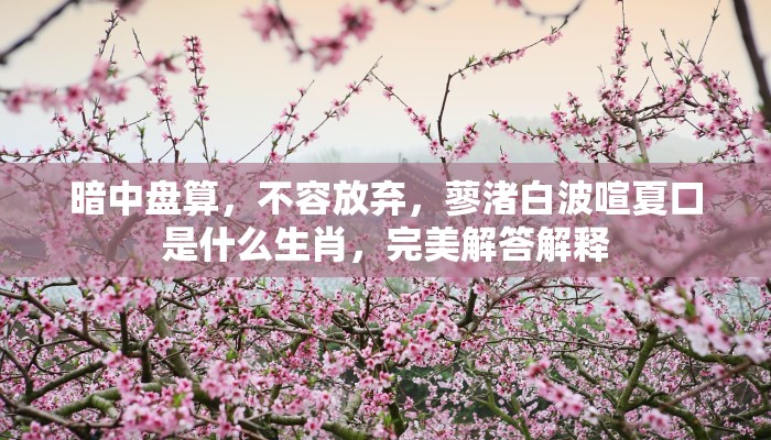 三翻四复代表什么生肖，最新解读