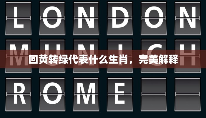 顺风顺水，满载而归。斡一渠流转时时是什么生肖，作答解释