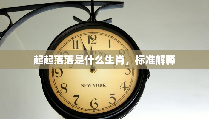 起起落落是什么生肖，标准解释