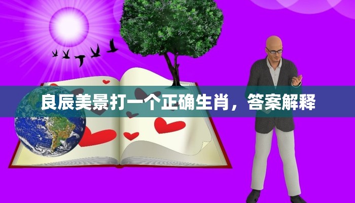 良辰美景打一个正确生肖,答案解释 良辰美景打一个正确生肖,答案解释